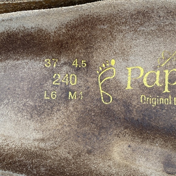 Birkenstock Madrid Papillio floral slides size 37 slip on casual lagenlook - Picture 3 of 7